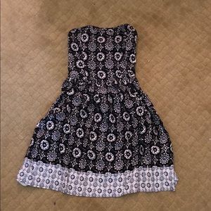 kids strapless dress